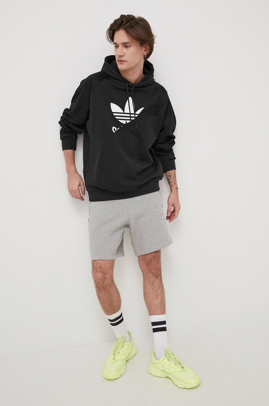 Bavlnená mikina adidas Originals HG6331 čierna SS22