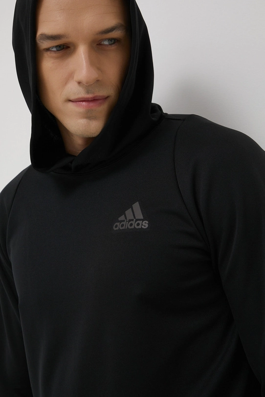 adidas Performance hanorac de jogging Run Icon HE2472 HE2472 negru