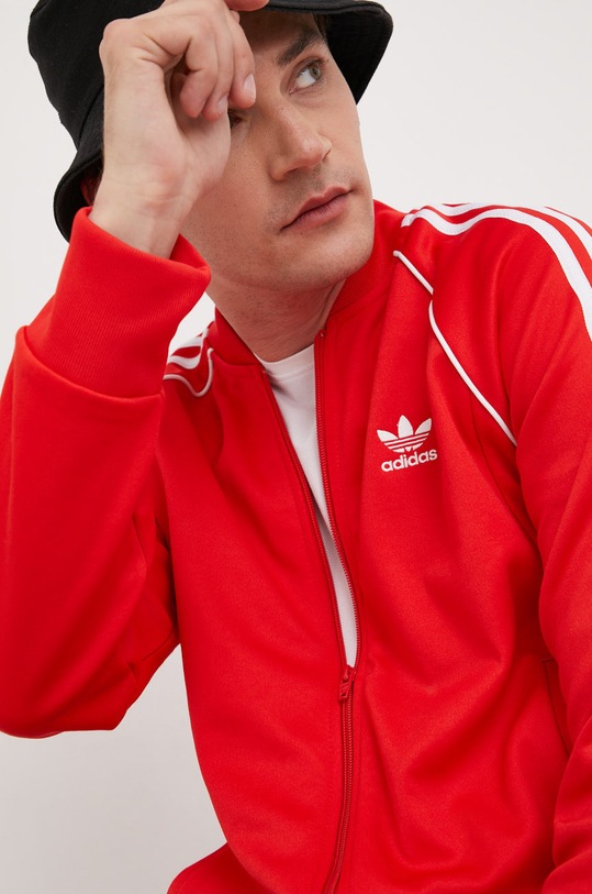adidas Originals bluza HF2124 Adicolor Classics Primeblue SST Track Jacket czerwony HF2124