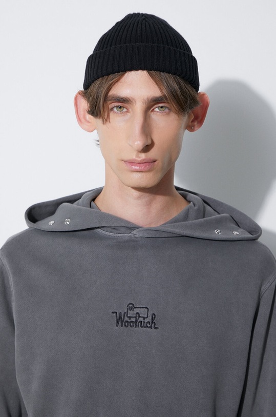 Woolrich cotton sweatshirt CFWOSW0126MRUT2915 gray