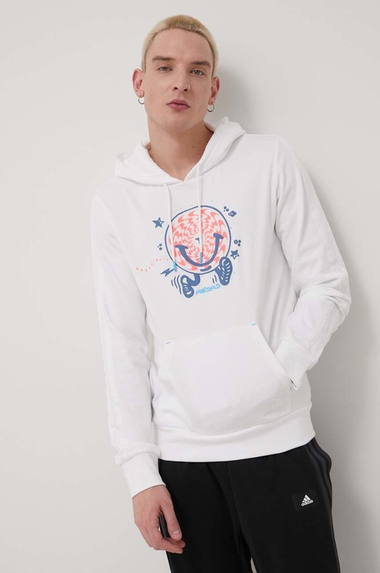 adidas Performance bluza HG0724 print alb HG0724