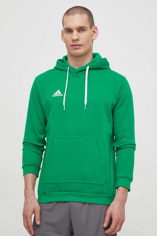 Dukserica adidas Performance bez uzorka zelena HI2141