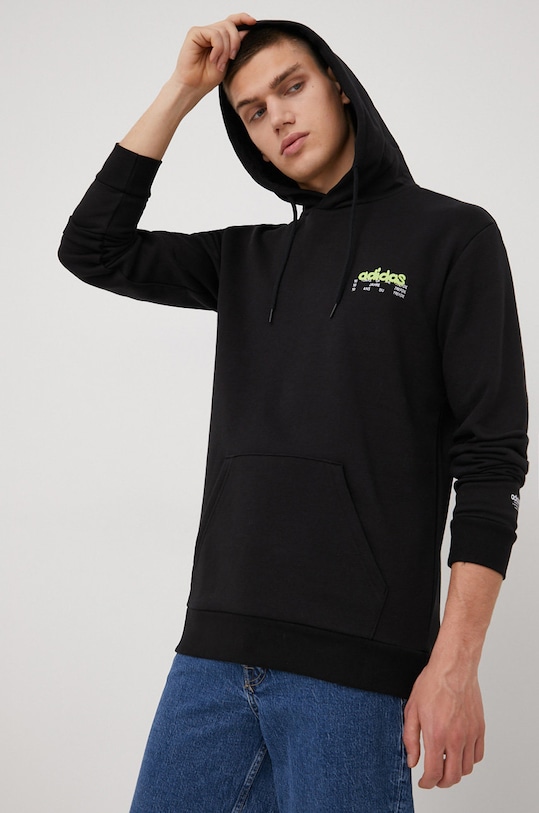 adidas Originals felső HC7120 sima fekete HC7120