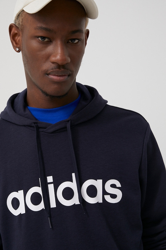 Μπλούζα adidas με κουκούλα σκούρο μπλε GK9066
