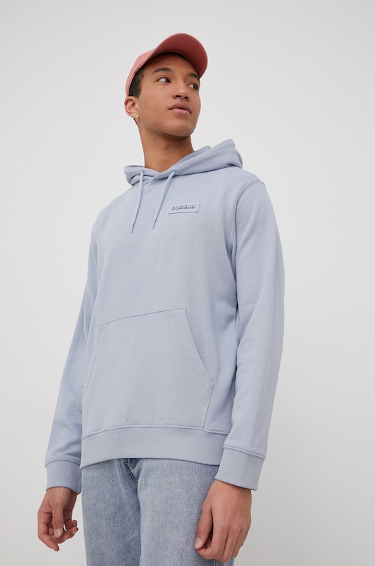 Bavlnená mikina Napapijri bavlna modrá NP0A4GBHI2C1