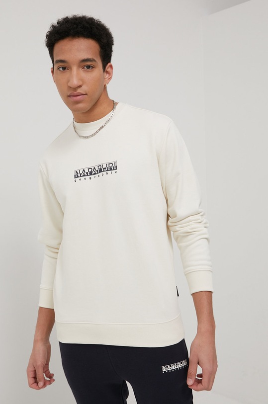 Napapijri bluza NP0A4GBFN1A1 beżowy SS22