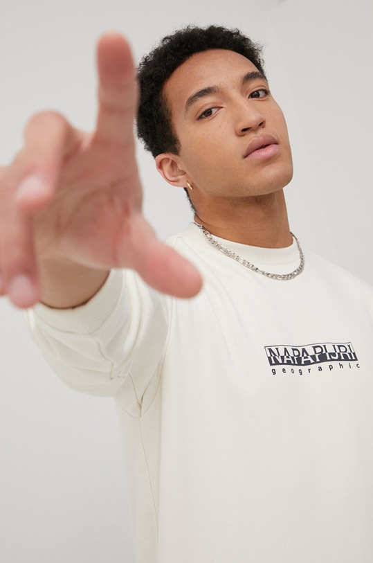 Napapijri bluza beżowy NP0A4GBFN1A1