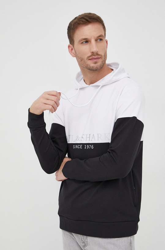 Paul&Shark bluza z kapturem biały 22411912