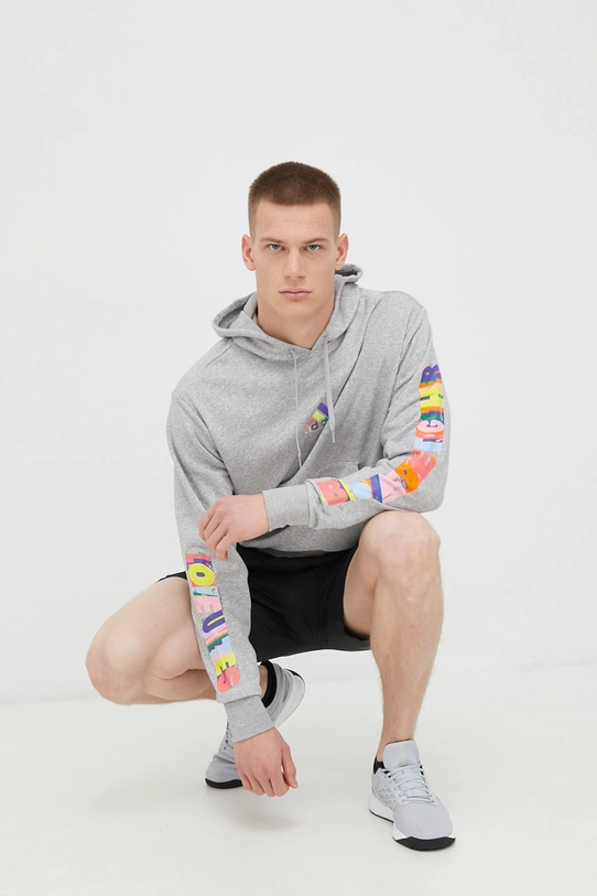 Dukserica adidas Performance Pride print siva HC4454