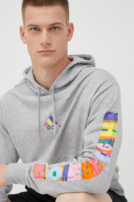 adidas Performance bluza Pride gri HC4454