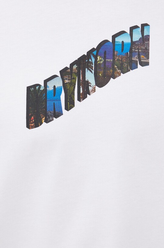 Bavlnené tričko s dlhým rukávom Drykorn 49172.522007.6000 biela