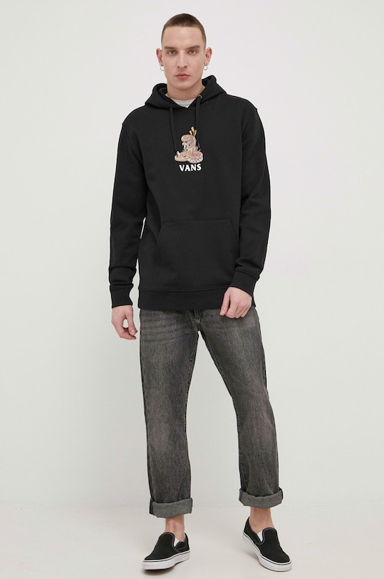 Vans bluza bawełniana VN0A5KN6BLK1 czarny SS22