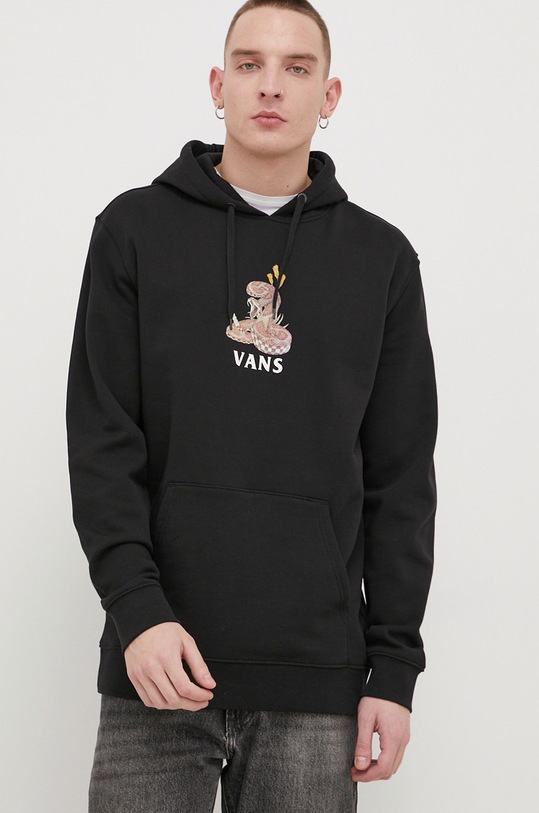 Vans bluza bawełniana czarny VN0A5KN6BLK1