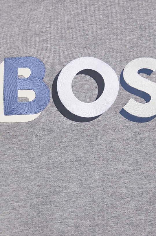 Bavlnená mikina BOSS Boss Casual 50466690 sivá