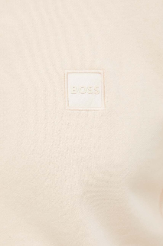 Bavlněná mikina BOSS CASUAL 50468443 oranžová