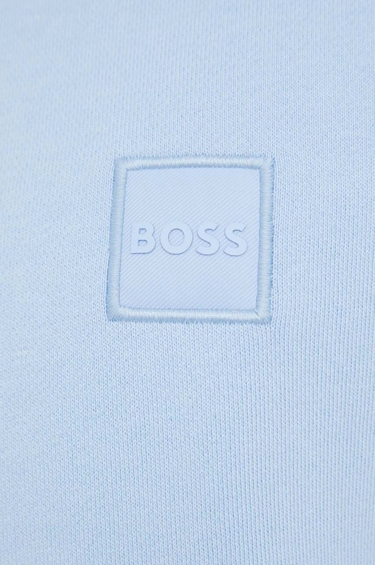 BOSS bluza bawełniana BOSS ORANGE 50468443 niebieski