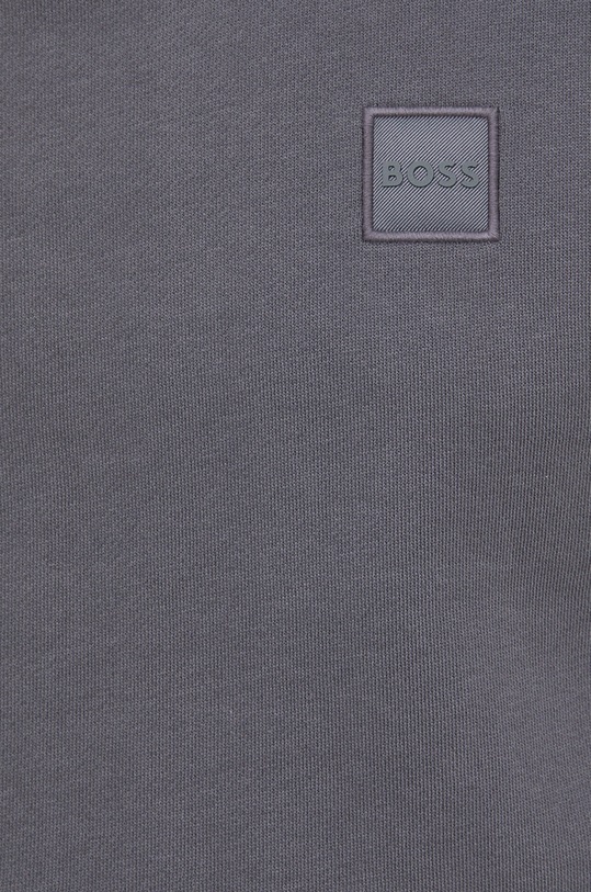 BOSS bluza bawełniana BOSS ORANGE 50468443 szary
