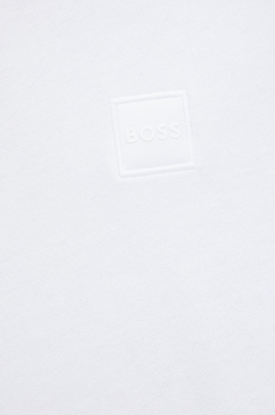 BOSS bluza bawełniana BOSS ORANGE 50468443 biały