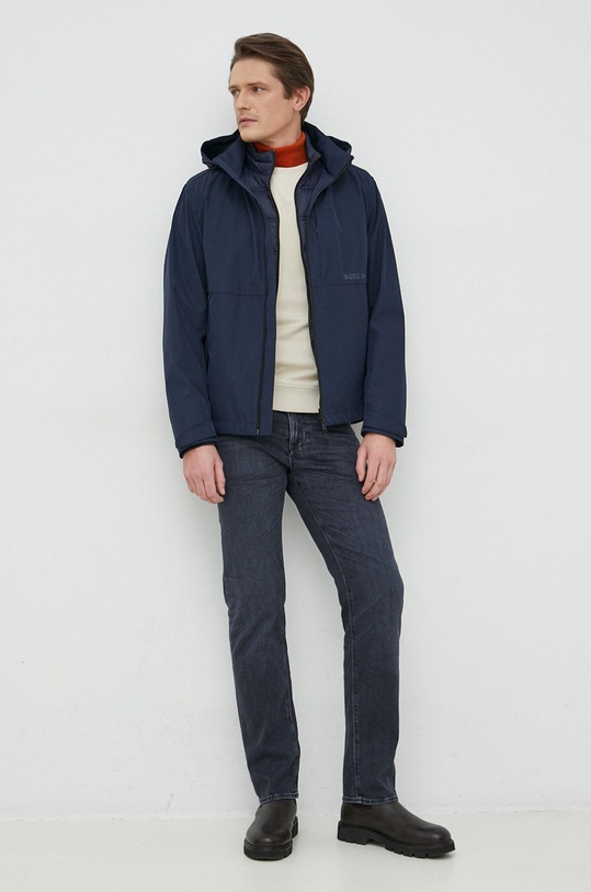 Bavlnená mikina BOSS BOSS CASUAL 50468443 béžová AA00