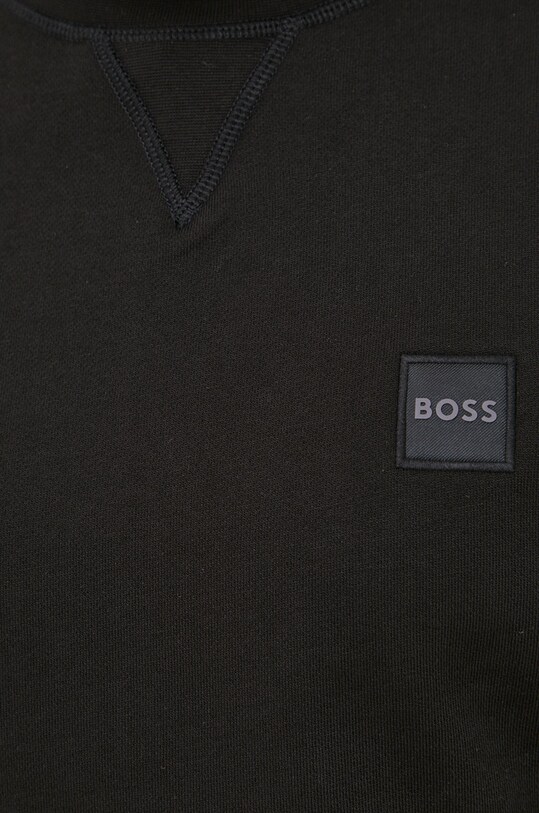 Bavlnená mikina BOSS BOSS CASUAL 50468443 čierna