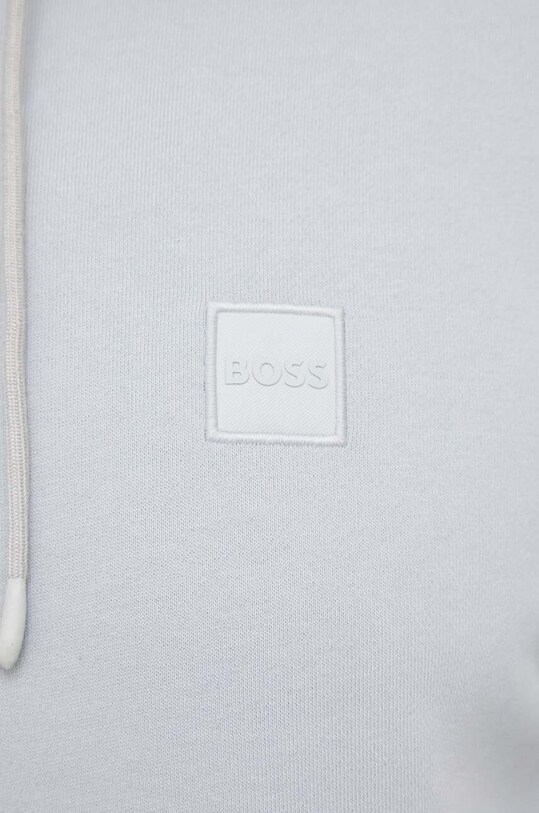 BOSS bluza bawełniana BOSS ORANGE 50468445 szary