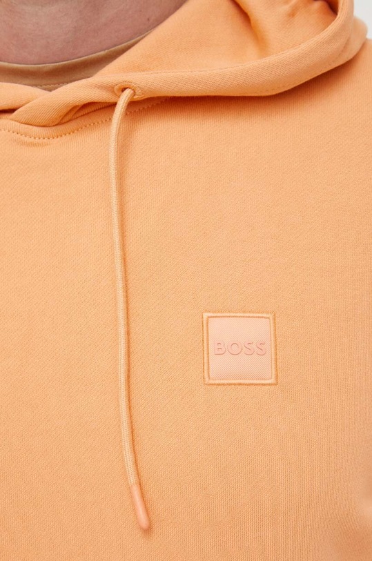 BOSS bluza bawełniana BOSS ORANGE 50468445 pomarańczowy