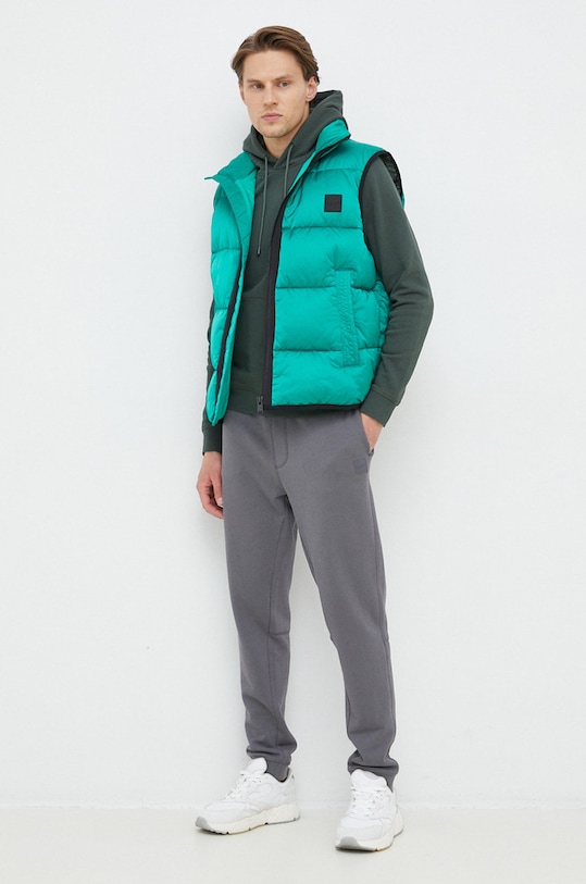 BOSS bluza bawełniana BOSS ORANGE 50468445 zielony AA00