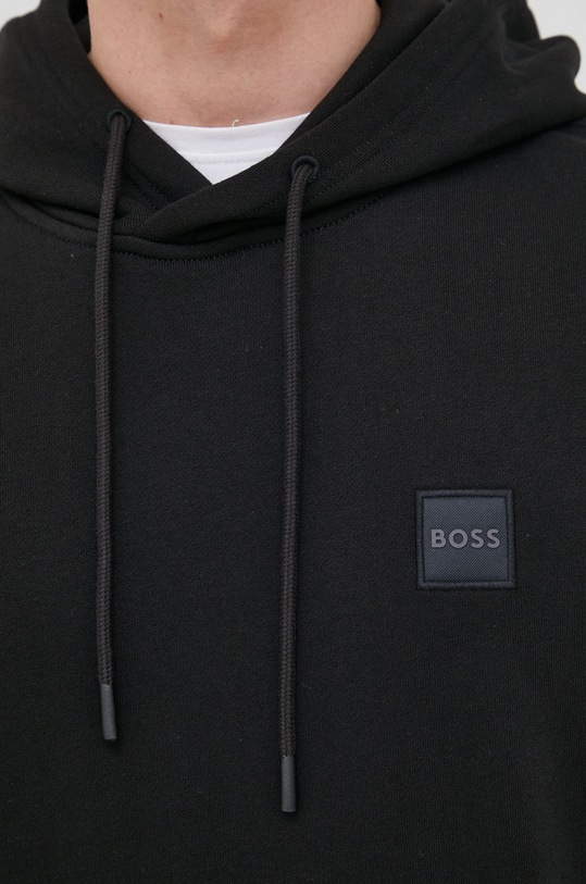 BOSS hanorac de bumbac CASUAL 50468445 negru
