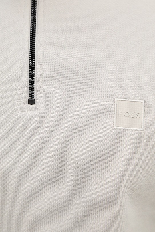 BOSS bluza bawełniana BOSS CASUAL 50468926 beżowy