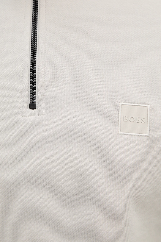 BOSS bluza bawełniana BOSS CASUAL 50468926 beżowy