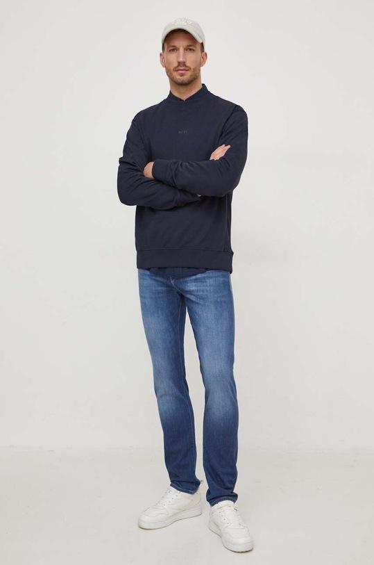 Mikina BOSS CASUAL 50472271 námořnická modř SS24