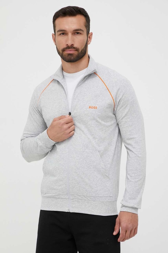 BOSS bluza bez kaptura szary 50469596