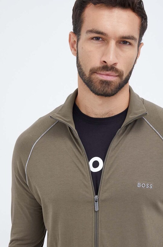 BOSS bluza lounge zielony 50469596