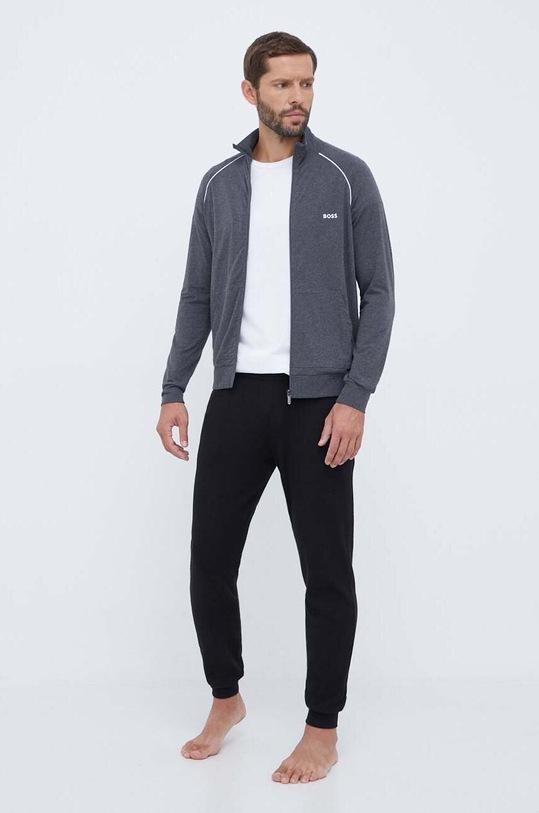 Кофта лаунж BOSS 50469596 сірий AW23