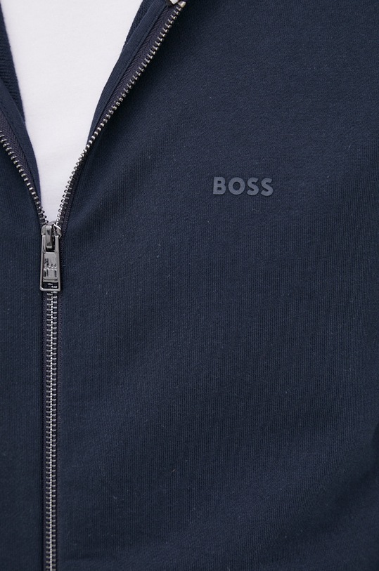 BOSS bluza bawełniana 50471960 granatowy