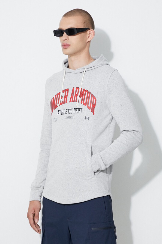 Under Armour bluza nadruk szary 1370354