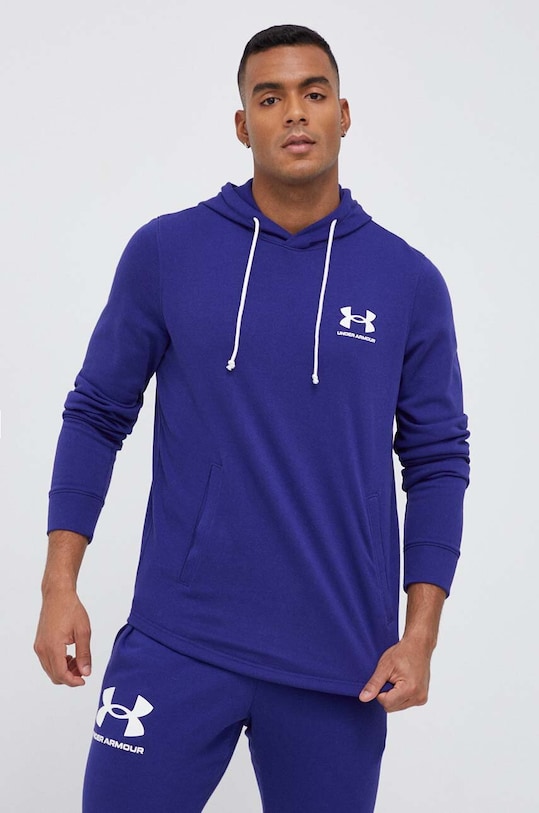 Under Armour bluza z kapturem fioletowy 1370401