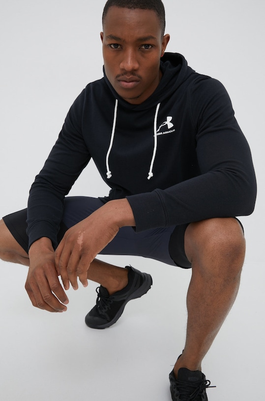 Mikina Under Armour 1370401 s kapucňou čierna 1370401