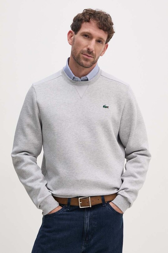 Lacoste sweatshirt plain gray SH9604