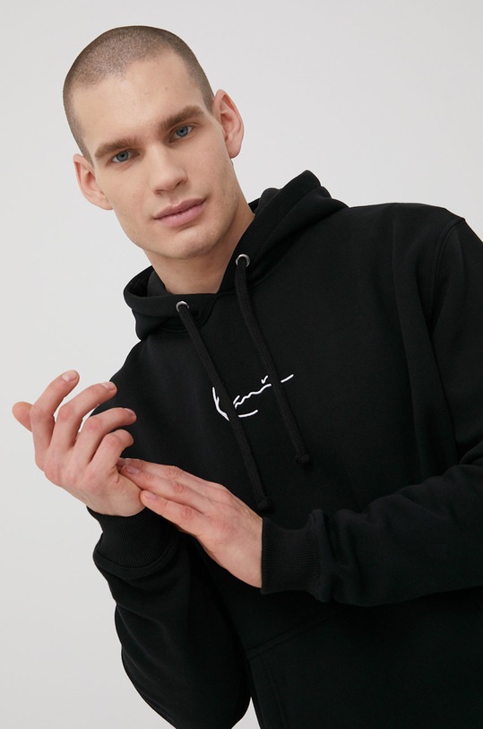 Mikina Karl Kani černá KKMQ12006