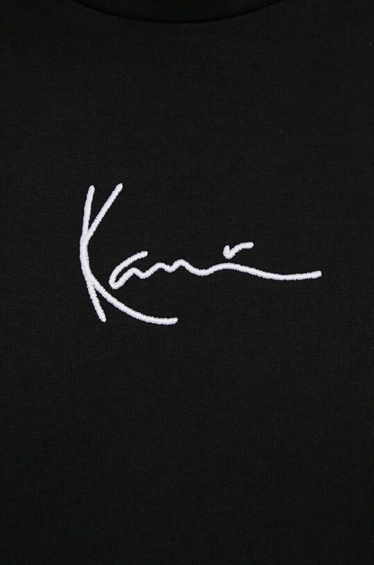 Хлопковый лонгслив Karl Kani KKMQ22002BLK чёрный