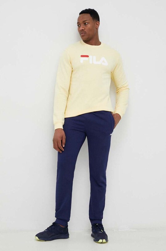 Fila bluza FAU0066 żółty SS23