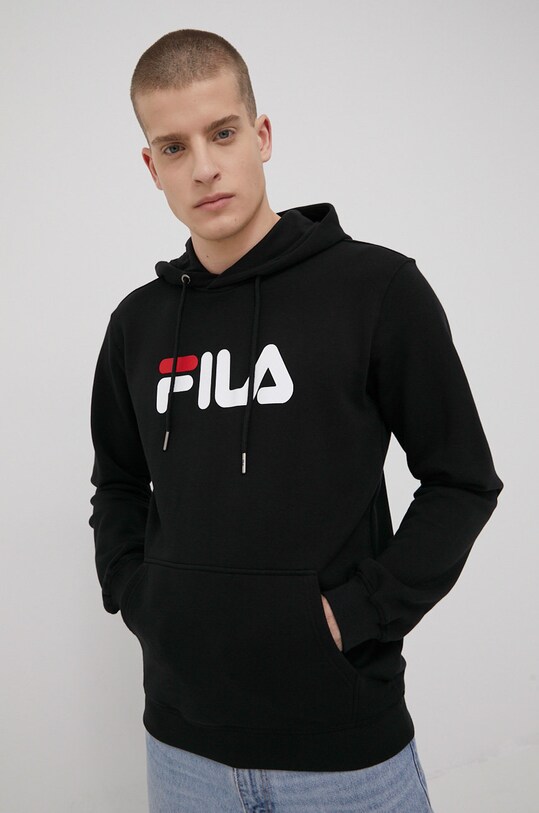 Fila bluza Barumini z kapturem czarny FAU0068