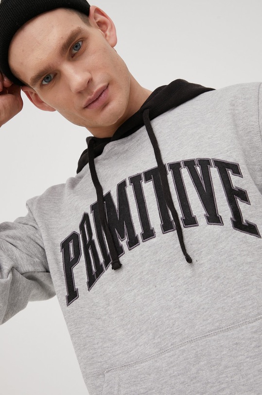 Dukserica Primitive Cut N Sew siva pa122200.atlht