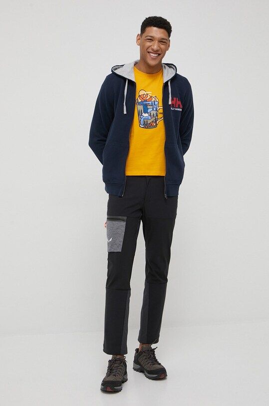 Хлопковая кофта Helly Hansen 34163 тёмно-синий AW22