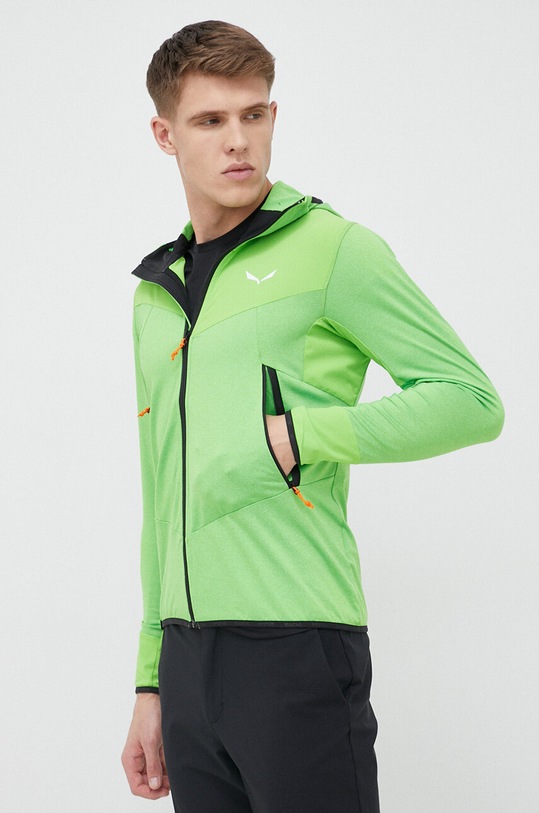 Salewa hanorac Agner Hybrid cu modele verde 00.0000027371