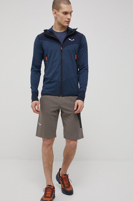 Salewa bluza sportowa Agner Hybrid 00.0000027371 granatowy SS24