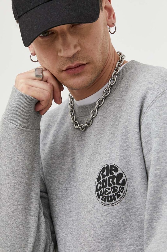 Mikina Rip Curl melanž sivá CFEHN9