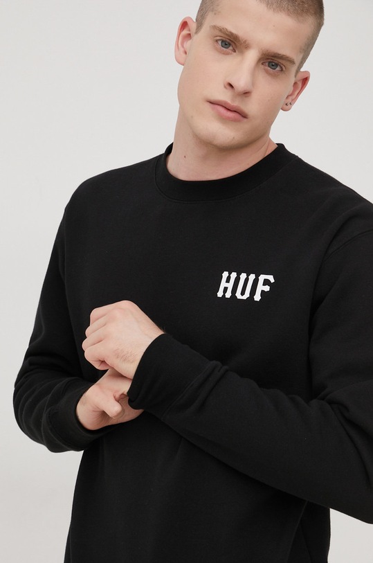 HUF bluza czarny pf00466