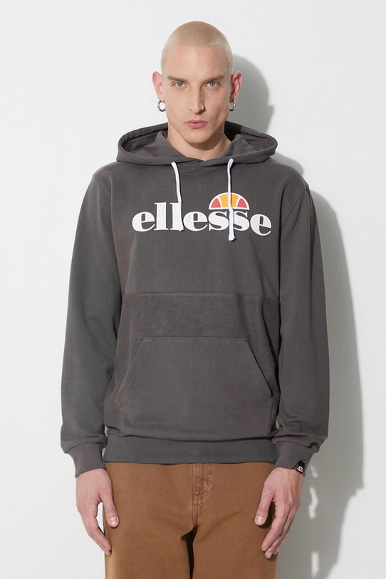 Ellesse pamut melegítőfelső pamut szürke SHN15152